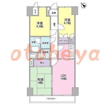 楽器可 ピアノ可 で 東京市部の賃貸マンション物件 3LDK 12万円の写真1