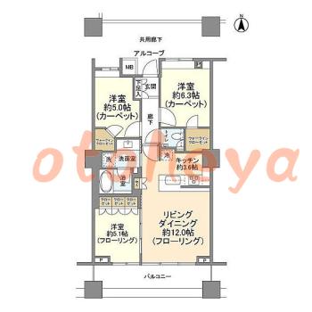 楽器可 ピアノ可 で 東京市部の賃貸マンション物件 3LDK 25万円の写真1