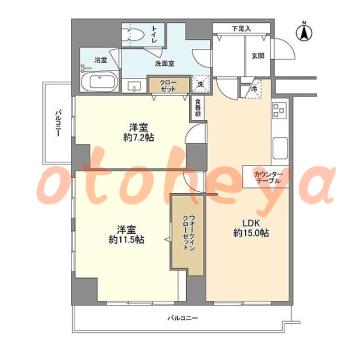 楽器可 ピアノ可 で 神奈川県の賃貸マンション物件 2LDK 21.6万円の写真1