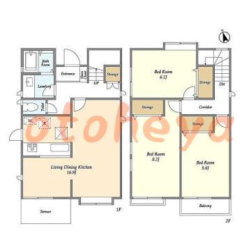 楽器可 ピアノ可 で 東京近郊の賃貸物件 3LDK 19万円の写真1