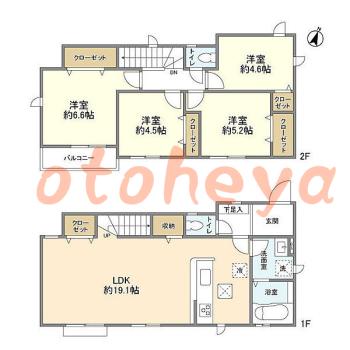 楽器可 ピアノ可 で 東京23区の賃貸マンション物件 4LDK 18.5万円の写真1