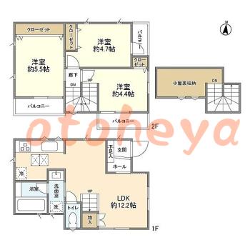 楽器可 ピアノ可 で 東京近郊の賃貸物件 3LDK 13万円の写真1