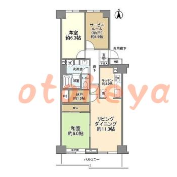 楽器可 ピアノ可 で 埼玉県の賃貸マンション物件 2SLDK 11.9万円の写真1