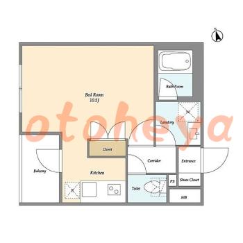 楽器可 ピアノ可 で 東京23区の賃貸マンション物件 1R 12.6万円の写真1