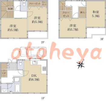楽器可 ピアノ可 で 東京近郊 JRの賃貸物件 4DK 17.8万円の写真1