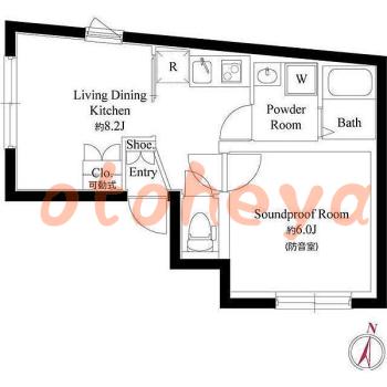 楽器可 ピアノ可 で 東京23区の賃貸マンション物件 1LDK 17.7万円の写真1