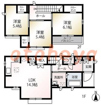 楽器可 ピアノ可 で 東京近郊 JRの賃貸物件 3LDK 24.3万円の写真1
