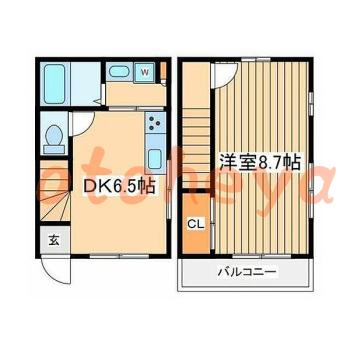 楽器可 ピアノ可 で 東京近郊の賃貸物件 1DK 7.3万円の写真1