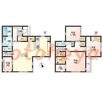 楽器可 ピアノ可 で 東京近郊の賃貸物件 4SLDK 28万円の写真1