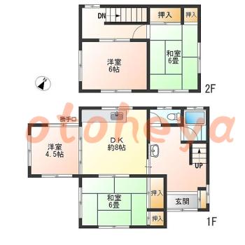楽器可 ピアノ可 で 小田急沿線の賃貸物件 4DK 16万円の写真1