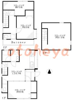 楽器可 ピアノ可 で 東京近郊の賃貸物件 3LDK 15万円の写真1