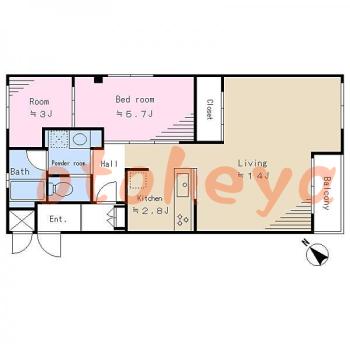 楽器可 ピアノ可 で 埼玉県の賃貸マンション物件 2LDK 11万円の写真1