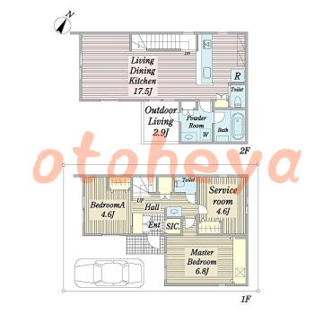 楽器可 ピアノ可 で 東京近郊の賃貸物件 2SLDK 20.8万円の写真1