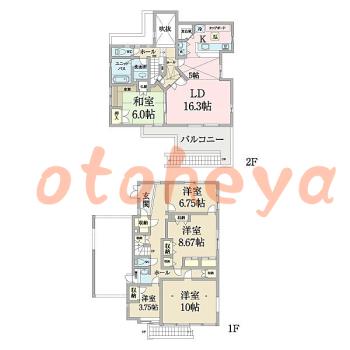 楽器可 ピアノ可 で 東京近郊 JRの賃貸物件 5LDK 35万円の写真1