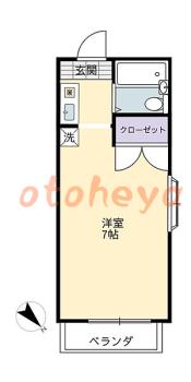 楽器可 ピアノ可 で 東京近郊の賃貸物件 1K 5.5万円の写真1